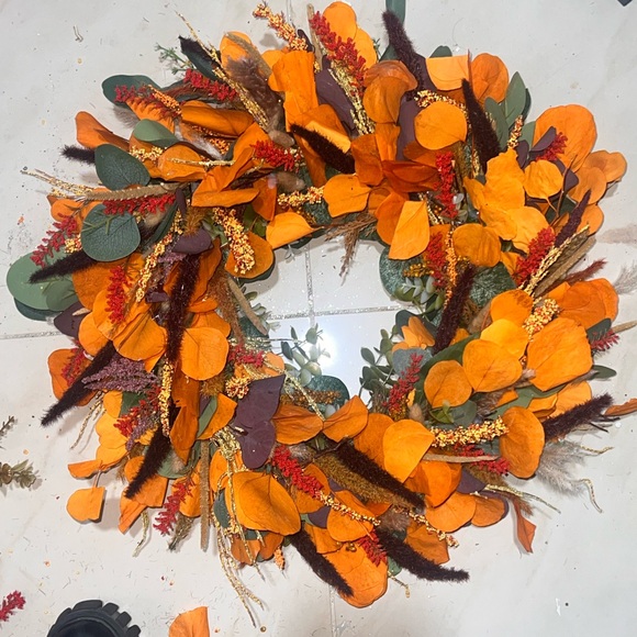 New handmade autumn eucalyptus wreath - Picture 4 of 11